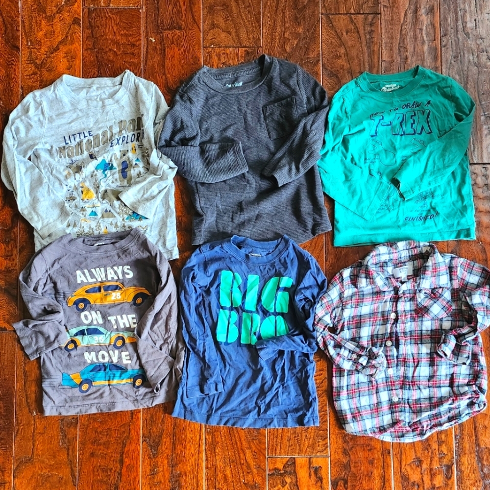 Cat & Jack Oshkosh Crown & Ivy Carters Fall Auntum Winter Cold Season LOT 3T